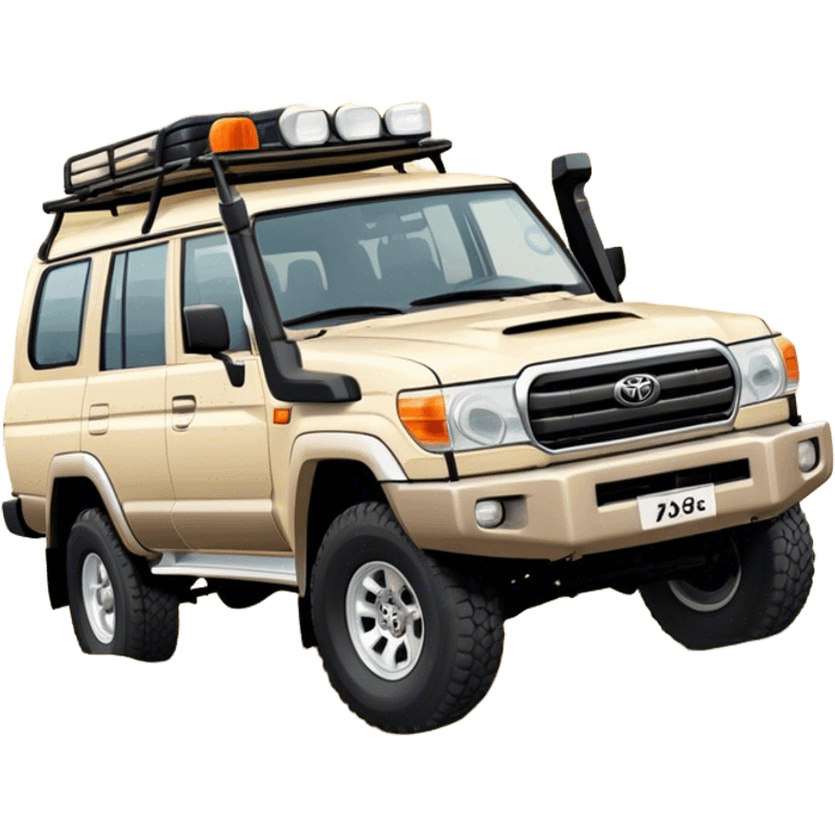 landcruiser 79 series - Toyota (Model Year: 2008) (Iconic colour: sand) emoji