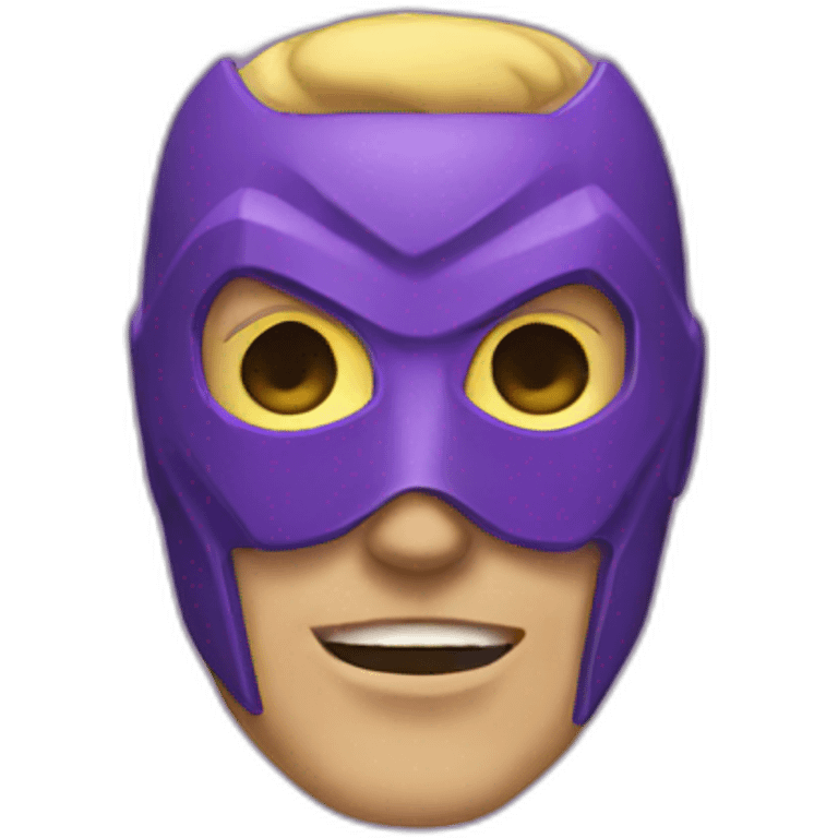 purple superhero mask emoji