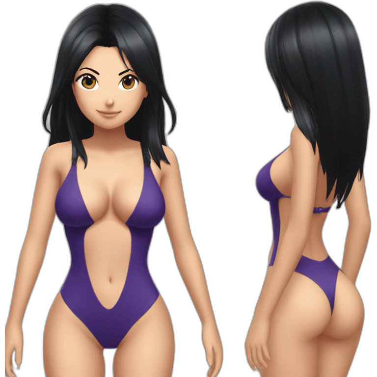 nico robin full body pawg small swimsuit back emoji