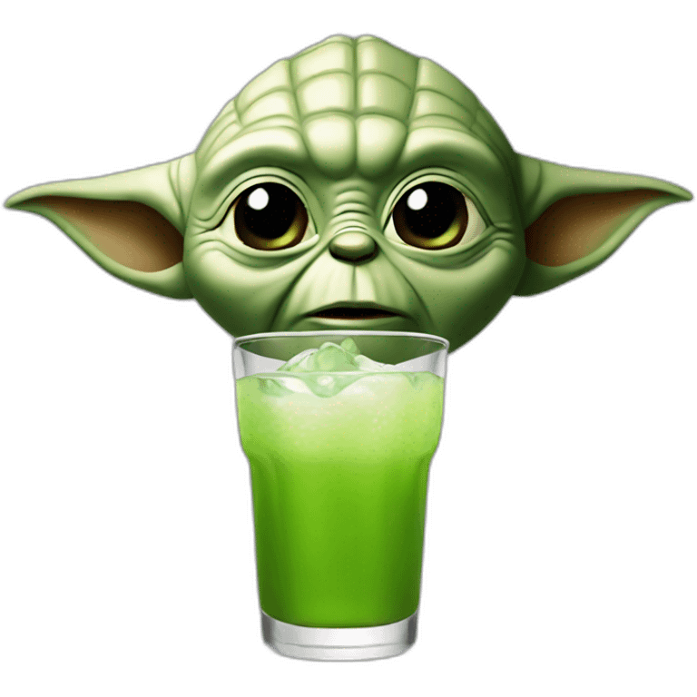 Yoda drink emoji