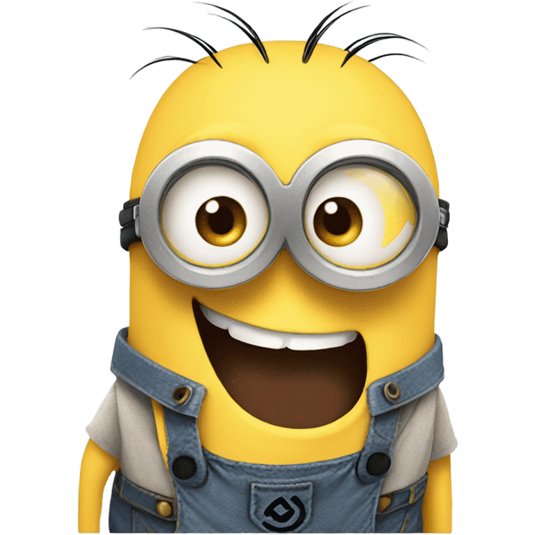 Happy minion emoji