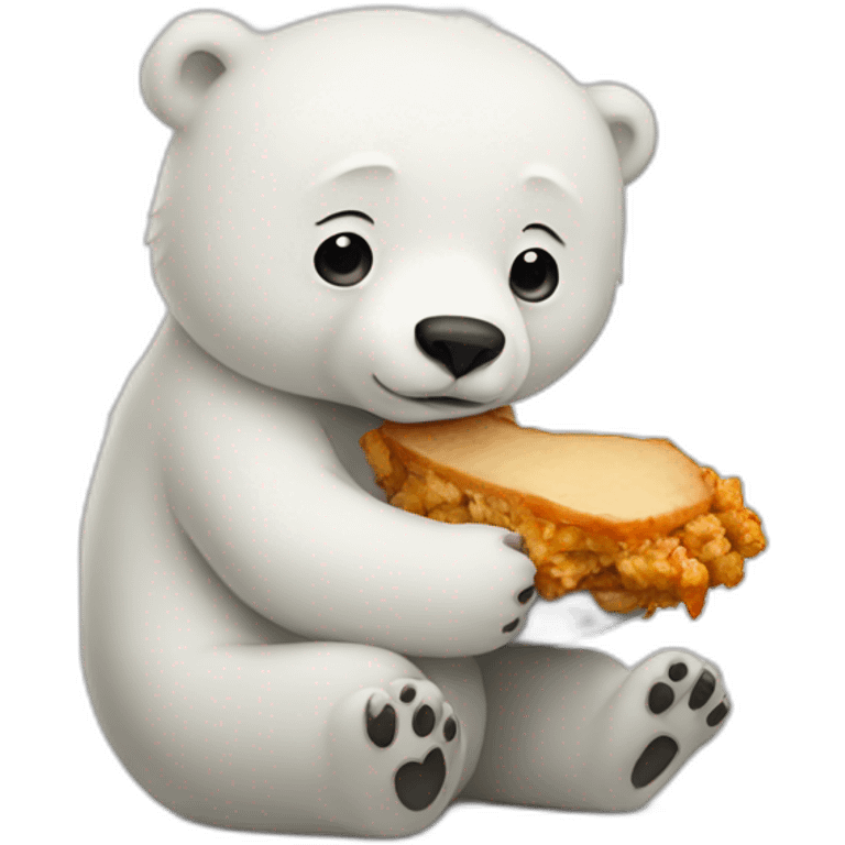 icebear eat chicken emoji