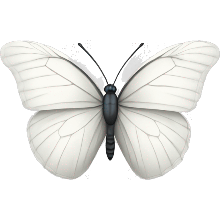 White butterfly emoji