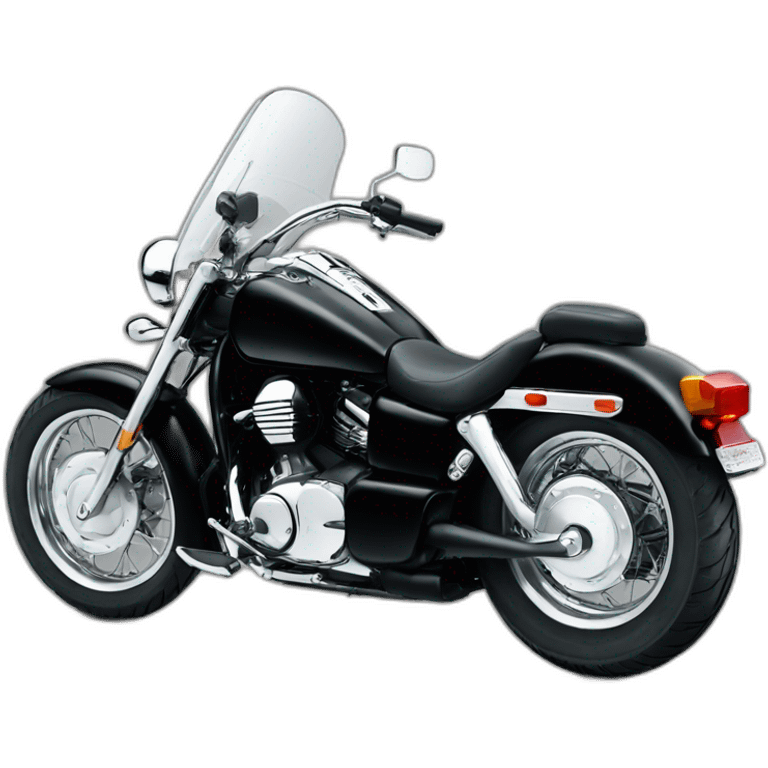 Honda shadow vt american clasic negra emoji