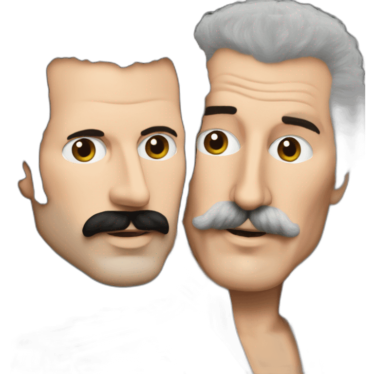 Freddie Mercury et Brian may emoji