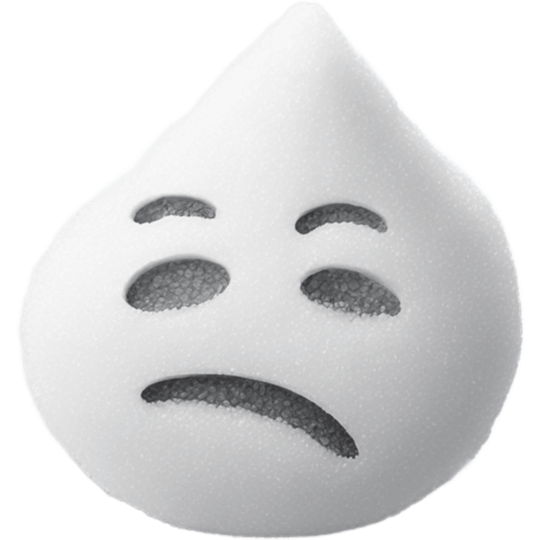 Smiley face smelling white salt  emoji