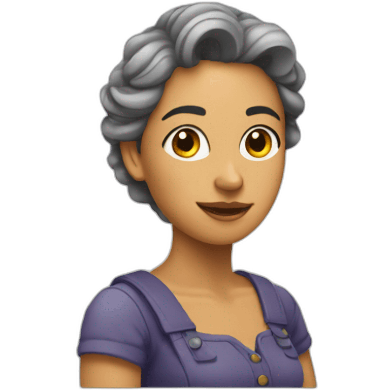 vendedora emoji