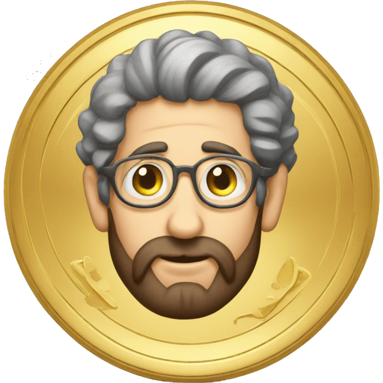 Jewish with big coin emoji