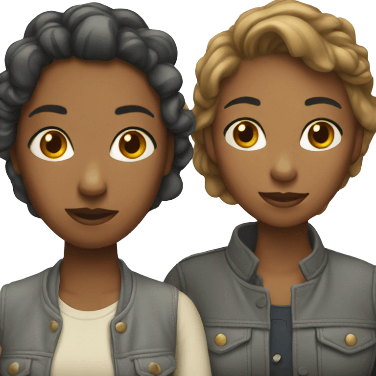 lesbian couple  emoji