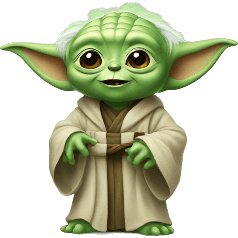 happy Yoda emoji