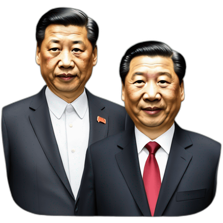 xi jinping with ouïghour emoji