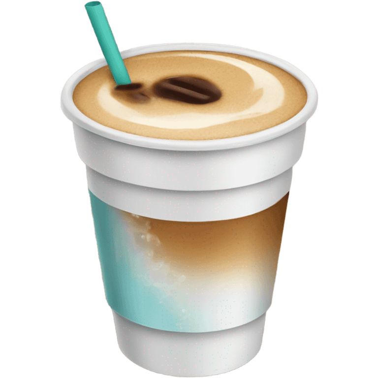 Ice coffee emoji