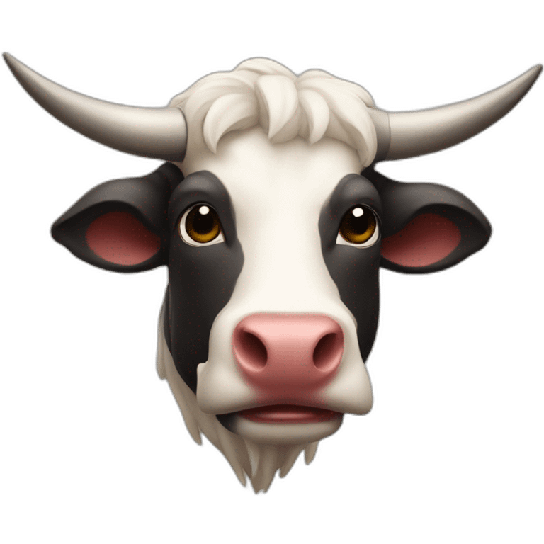 Bull in musk emoji