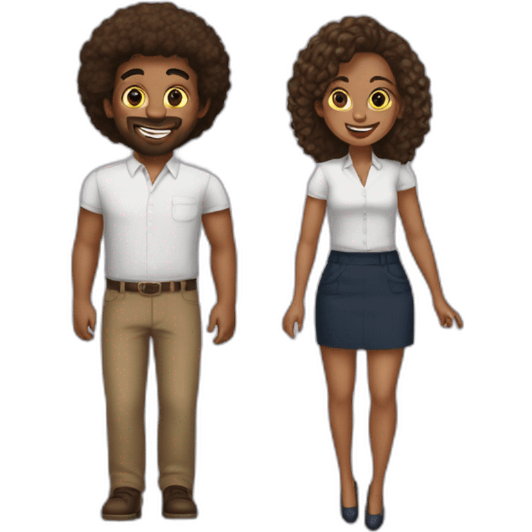 Samuel Patty and Dominique Bernard emoji