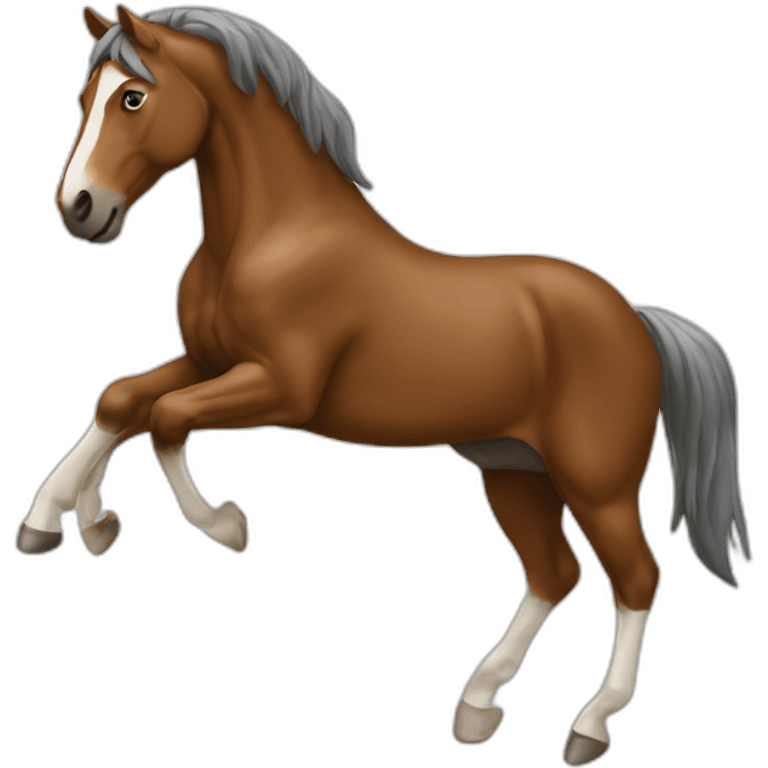 Cheval qui saute emoji