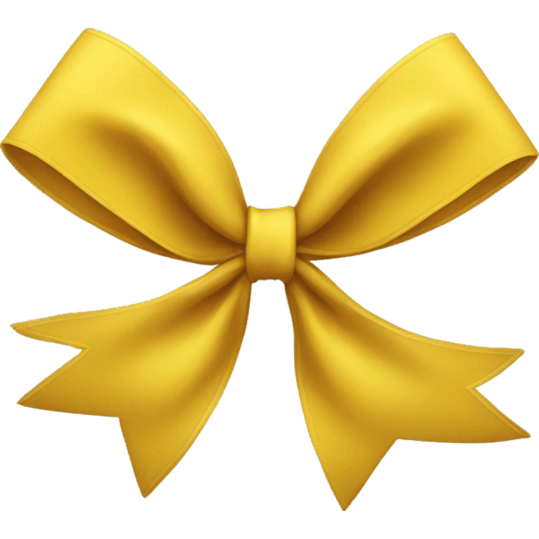 yellow bow emoji