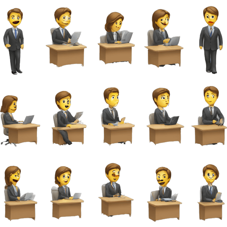 Office process emoji