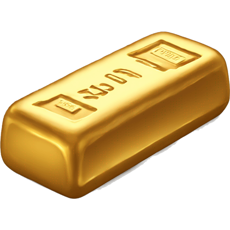 Gold bar emoji