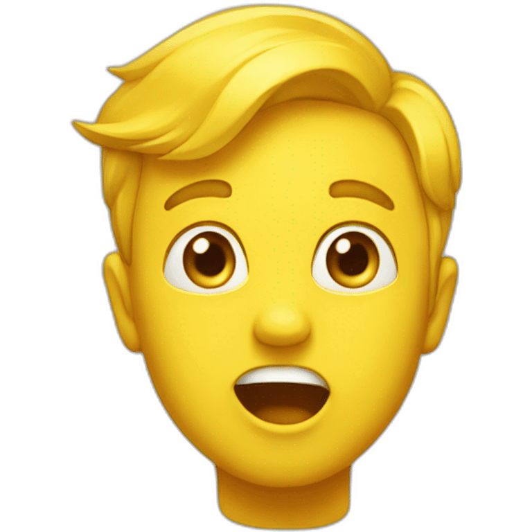 yellow suprised emoji