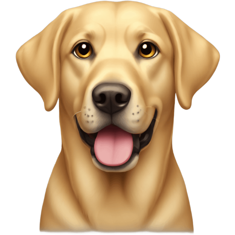 Golden labrador emoji