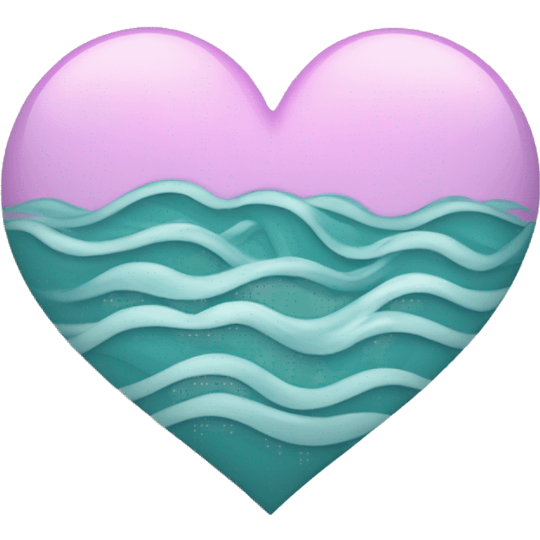 Heart with waves  emoji