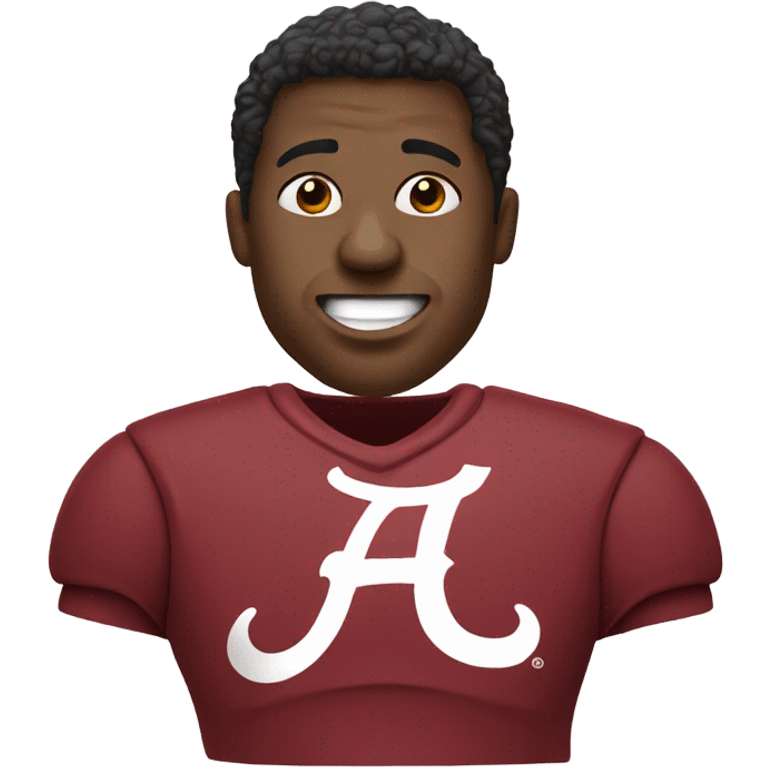 Alabama crimson tide fan emoji