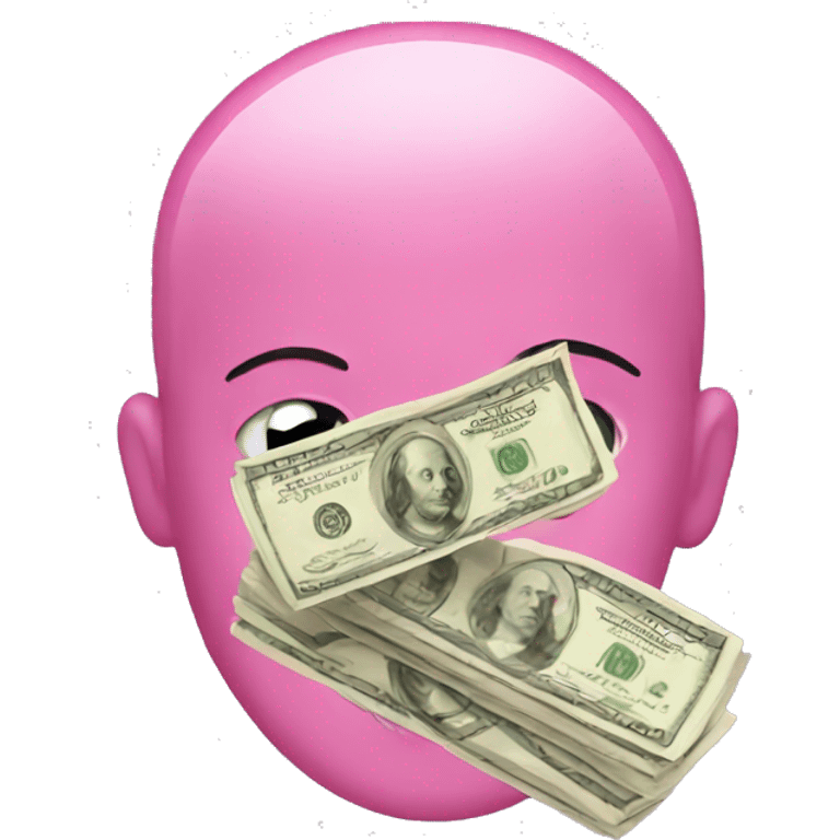 Pink money emoji