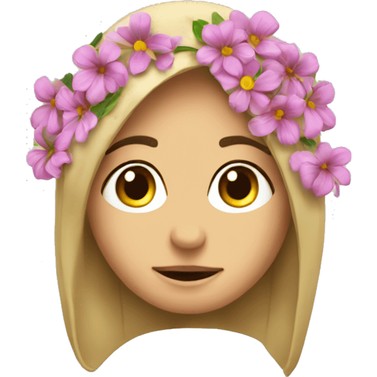 Kopfhörer mit Blumen  emoji