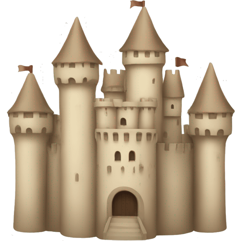 beige castle emoji