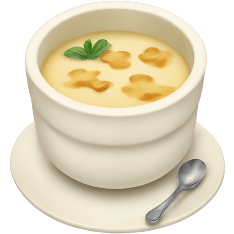 Cream soup emoji