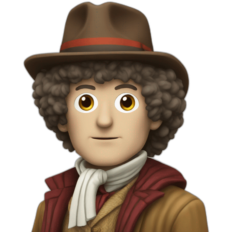 The fourth doctor (Doctor who) emoji