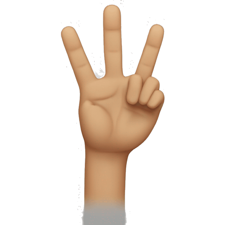 2 HANDS WITH 2 FINGERS DOWN emoji