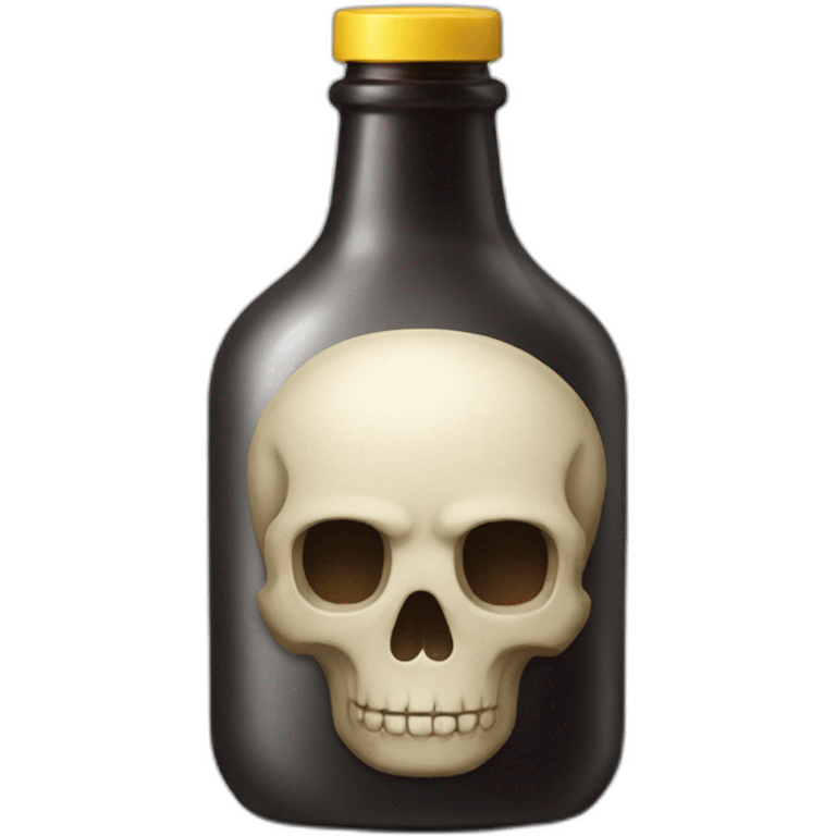 skull bottle emoji