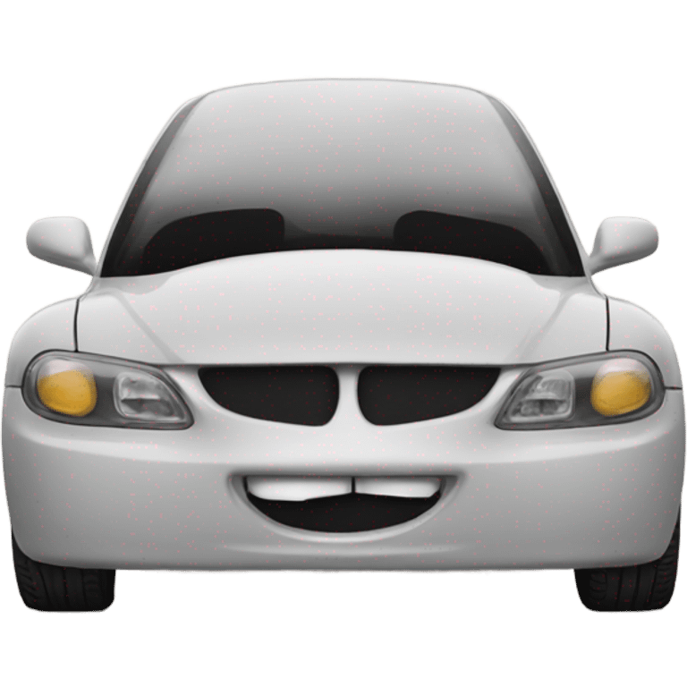 2 cars kissing emoji