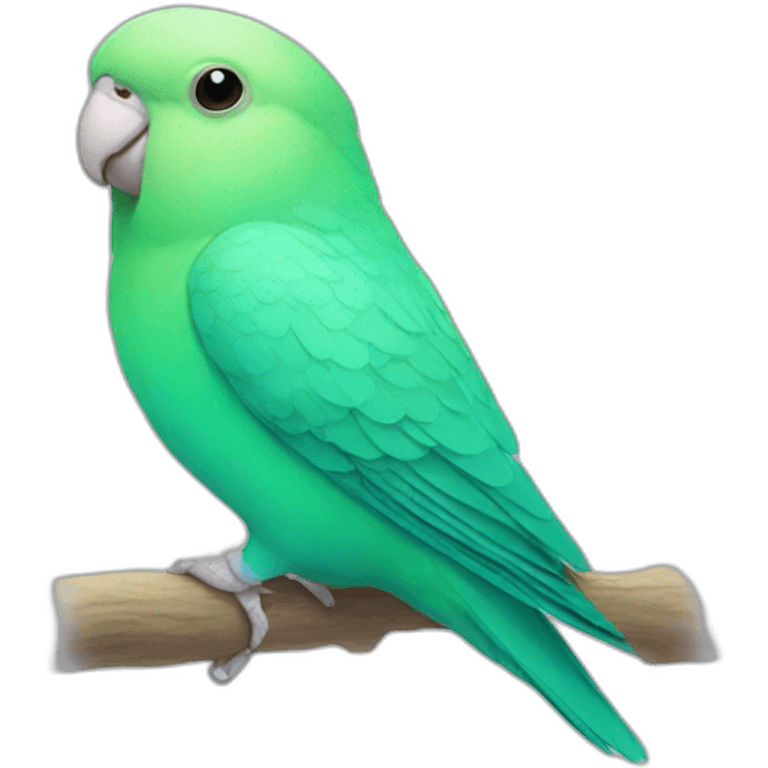 dilute green turquoise parrotlet emoji