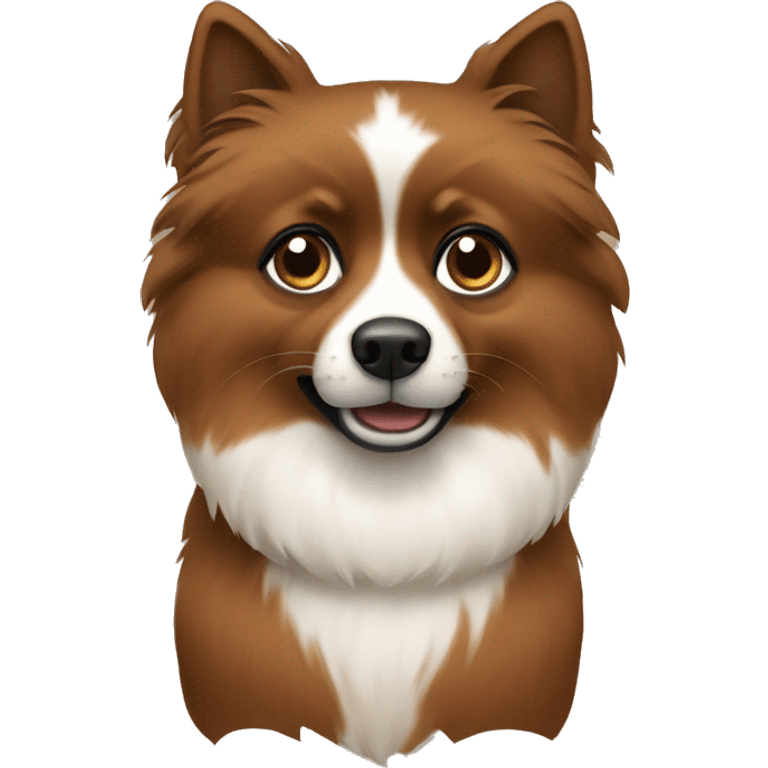 brown pomerainian emoji