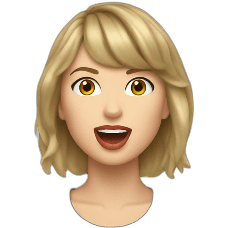 taylor swift singing emoji