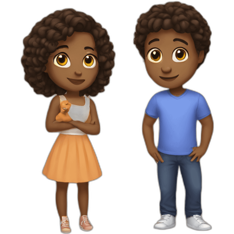 Nya and jay emoji