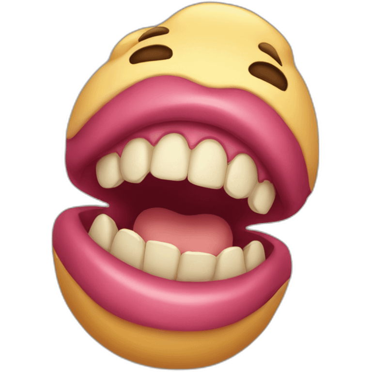 Grosse bite emoji