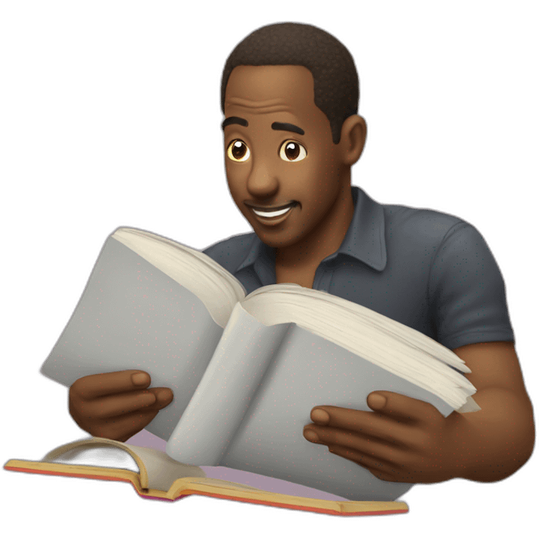 the more you know reading rainbow emoji