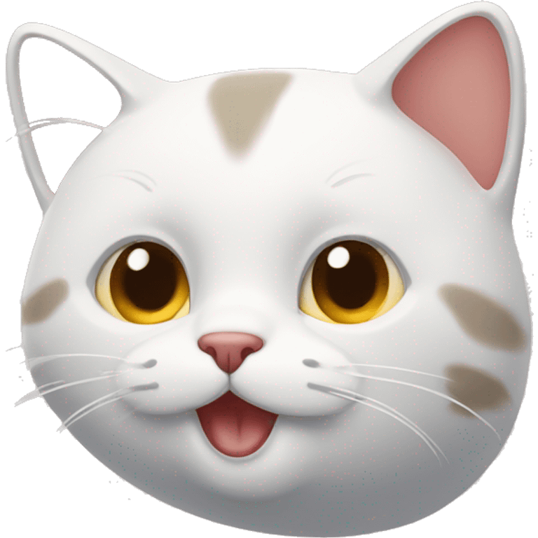 Cat with Hello guesstures  emoji