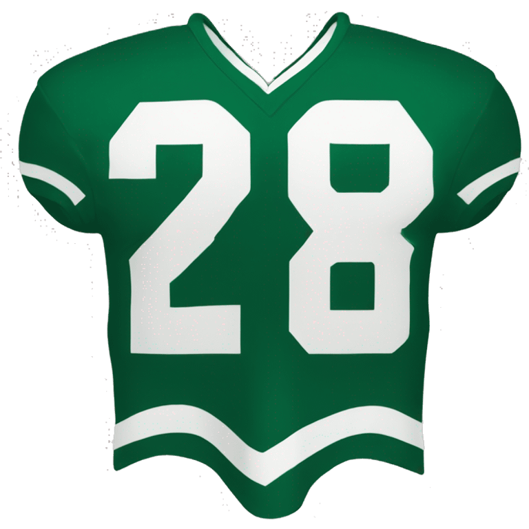 dark green football jersy emoji