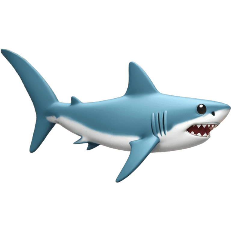 Shark wearing a bikini on a surfboard  emoji