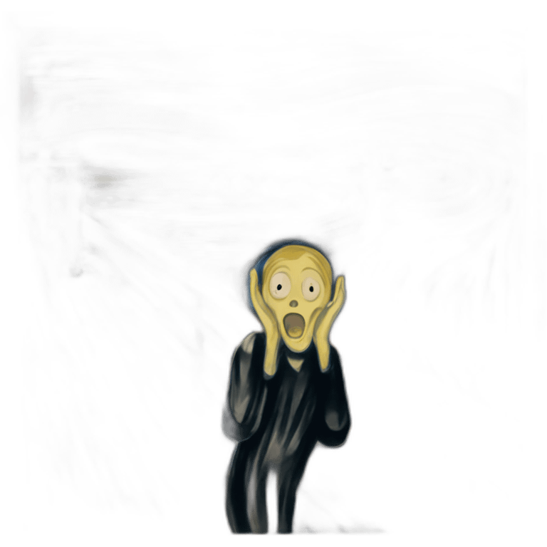 munchThe scream by Edvard munch emoji