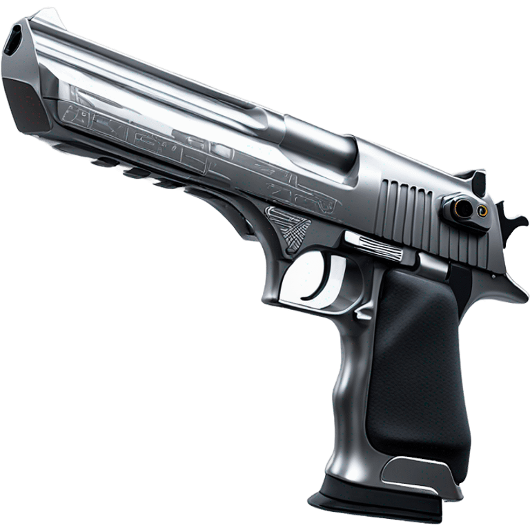 sci fi futuristic desert eagle gun emoji