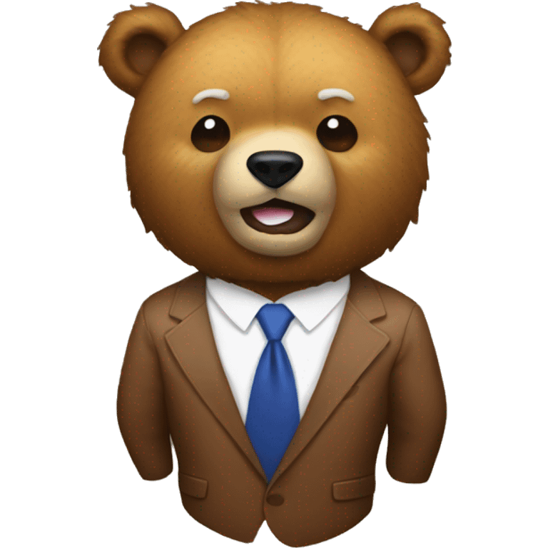 Joe Biden in a bear suit emoji