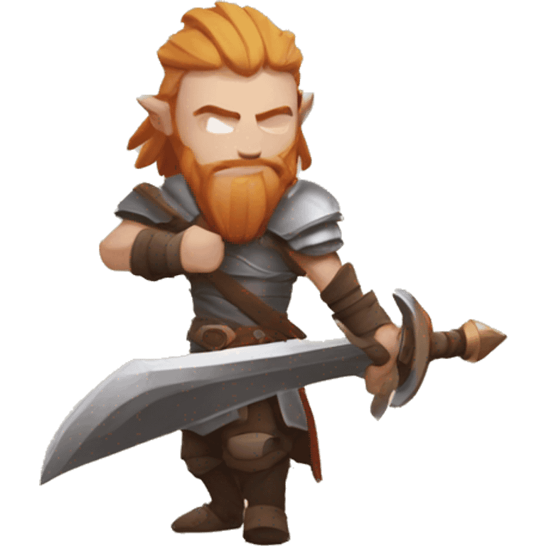 Albion Online viking with sword emoji