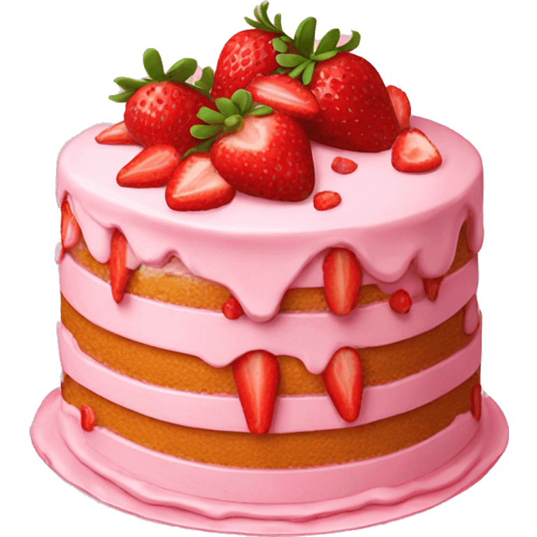 strawberry cake emoji