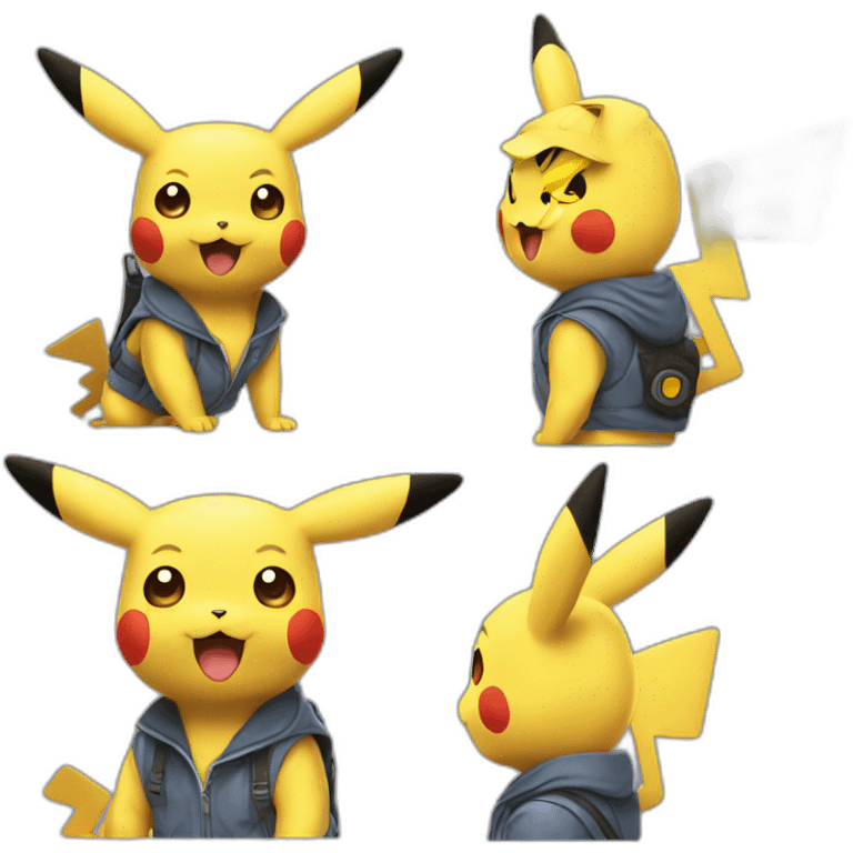 Ash pikachu emoji