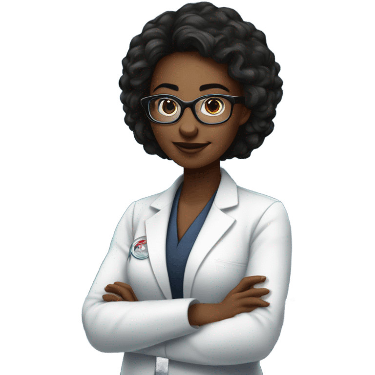 Dark matter physicist female emoji